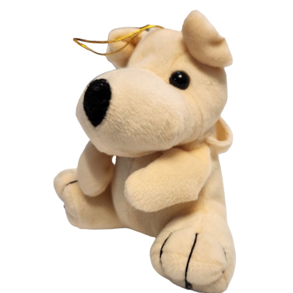 Kipp Puppy Dog Stuffed Animal Plush 5" Tan